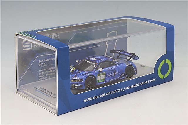 KILO WORKS 1/64 アウディ R8 LMS GT3 EVO II 2025 ニュル24H #1 C