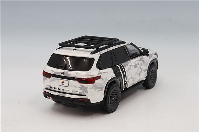GCD 1/64 トヨタ セコイア TRD PRO ホワイトカモフラージュ (左ハンドル)