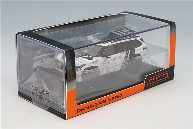 GCD 1/64 トヨタ セコイア TRD PRO ホワイトカモフラージュ (左ハンドル)