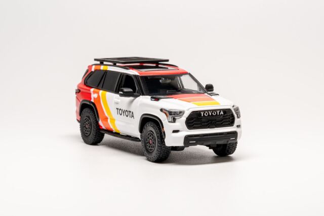 ☆予約品☆ GCD 1/64 トヨタ セコイア TRD PRO ホワイト/TRDデコレーション