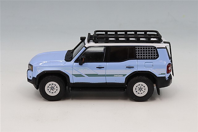 GCD 1/64 トヨタ ランドクルーザー プラド 250 ライトブルー (左ハンドル)