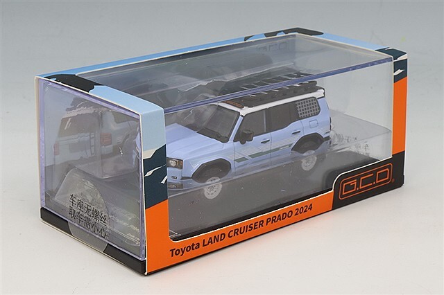 GCD 1/64 トヨタ ランドクルーザー プラド 250 ライトブルー (左ハンドル)