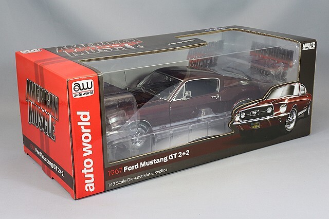 アメリカンマッスル 1/18 1967 フォード マスタング 2+2 GT 