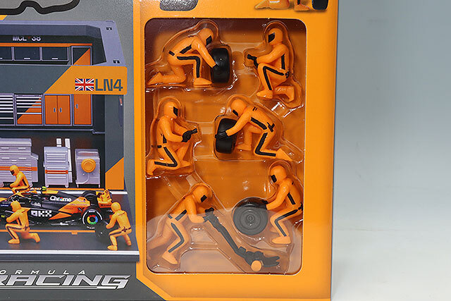 ブラゴ 1/43 マクラーレン F1 チーム PIT PASS セット 2024 F1 MCL38