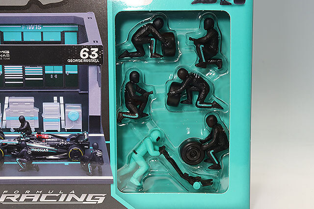 ブラゴ 1/43 メルセデス AMG ペトロナス F1チーム PIT PASS セット