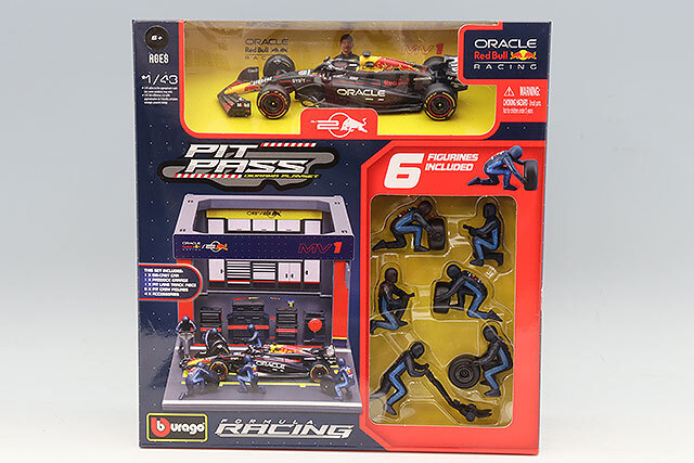 ブラゴ 1/43 オラクル レッドブル レーシング PIT PASS セット 2024 F1