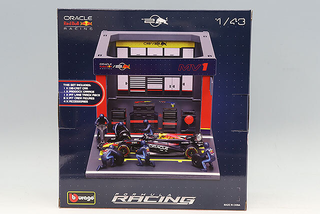 ブラゴ 1/43 オラクル レッドブル レーシング PIT PASS セット 2024 F1