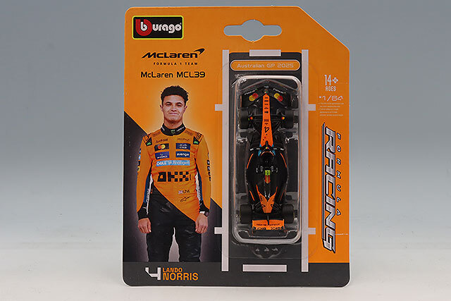 ブラゴ 1/64 マクラーレン F1チーム MCL39 2025 #4 L.ノリス