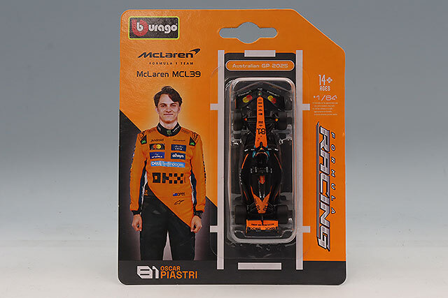 ブラゴ 1/64 マクラーレン F1チーム MCL39 2025 #81 O.ピアストリ