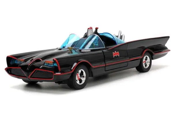 1/24 Jada Toys 1966 バットモービル & バットマン ロビン 1966 Batmobile w/Batman, Robin Penguin & Joker Figures