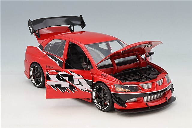 赤柴 JADA 1/24 三菱 ランサー エボリューション IX レッド 