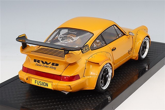 JADA 1/18 2016 ポルシェ RWB HIBIKI ボディキット イエロー