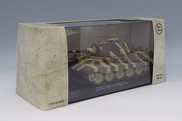 MINICHAMPS タイガー戦車Ⅱ Militaria 1/43 ティーガーII 重戦車 ドイツ軍 第101SS重戦車大隊 1944
