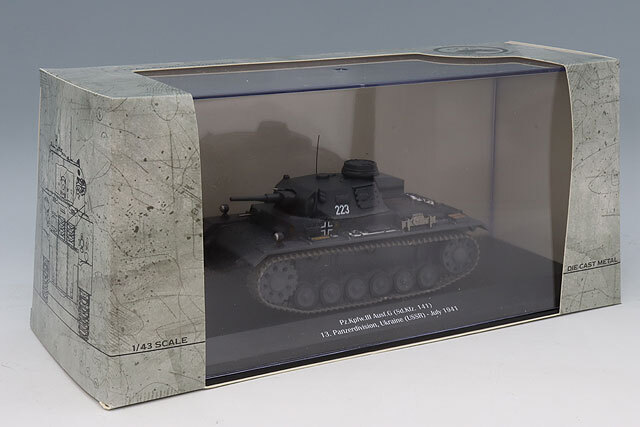 Militaria 1/43 III号戦車 G型 (Sd.Kfz.141) ドイツ軍 第13装甲師団