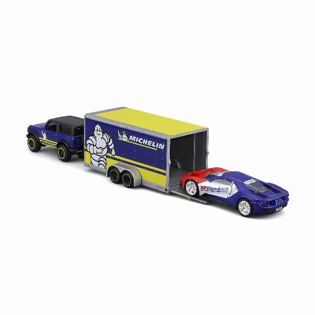 ☆予約品☆ マイスト 1/64 フォード ブロンコ 2021 & トレーラー