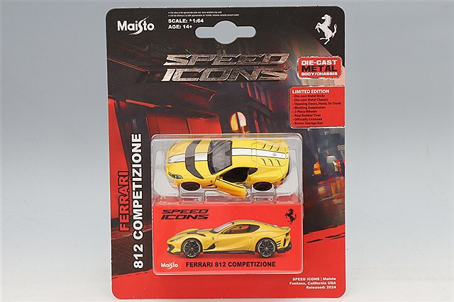 マイスト スピードアイコンシリーズ 1/64 フェラーリ 812 コンペティ