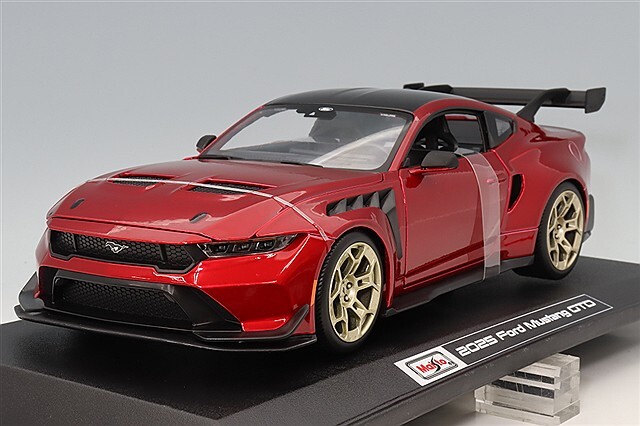 マイスト 1/18 フォード マスタング GTD 2025 メタリックレッド