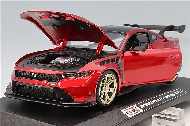 マイスト 1/18 フォード マスタング GTD 2025 メタリックレッド