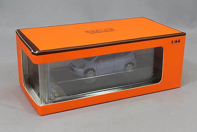 GCD 1/64 ホンダ フィット GD 右ハンドル ライトブルー