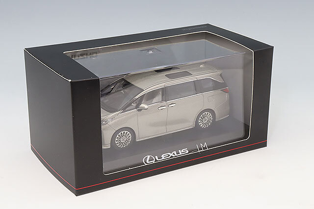 京商 1/43 レクサス LM 500h ソニックチタニウム 4席ソリスホワイト