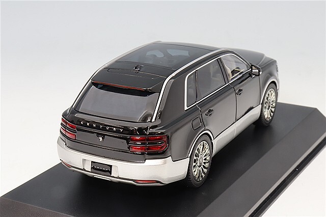京商 1/43 トヨタ センチュリー 麟鳳(ブラック/シルバー)/フロマージュ内装