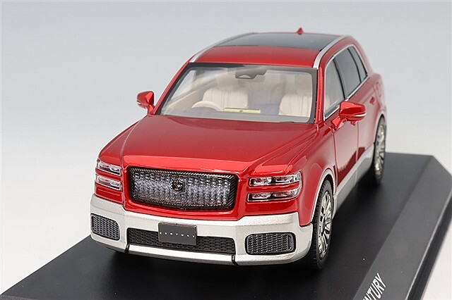 京商 1/43 トヨタ センチュリー 紅蓮(レッド/シルバー