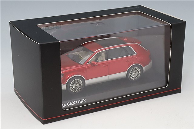 京商 1/43 トヨタ センチュリー 紅蓮(レッド/シルバー)/フロマージュ内装