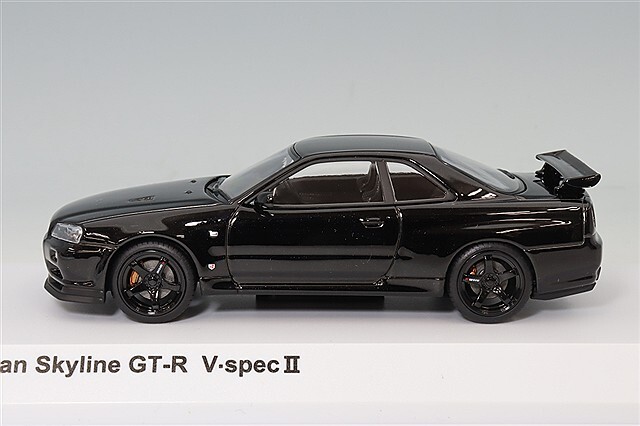 京商 1/43 日産 スカイライン R34 GT-R V-specII ブラックパール