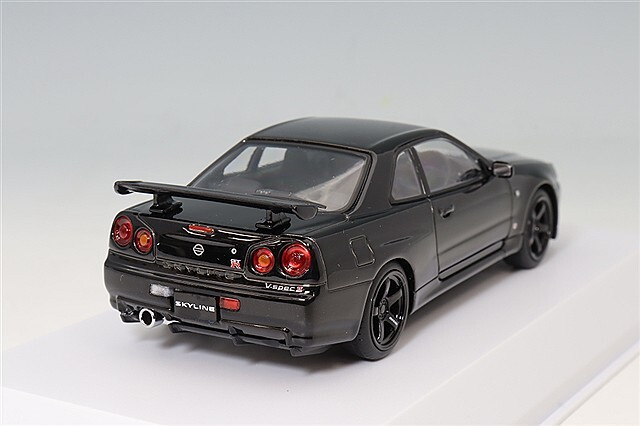 京商 1/43 日産 スカイライン R34 GT-R V-specII ブラックパール