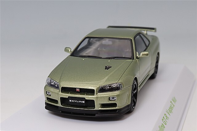 1/43 エブロ スカイライン GT-R R34 V-SPECⅡニュル カーネル 1/43 日産 スカイライン GT-R VspecII ニュル (BNR34) 2002