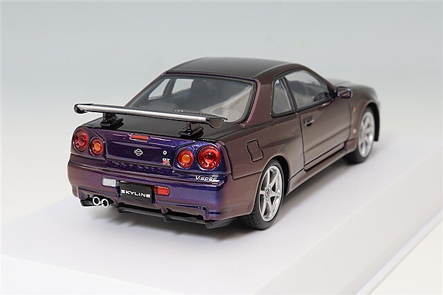 京商 1/43 日産 スカイライン R34 GT-R V-spec ミッドナイトパープルIII