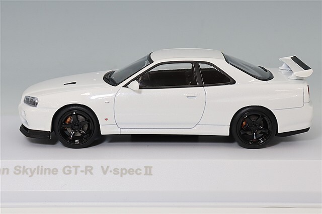 京商 1/43 日産 スカイライン R34 GT-R V-specII ホワイトパール