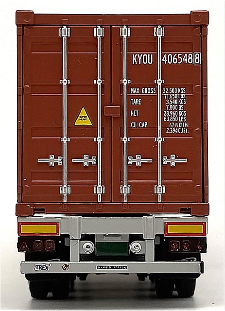 最終値下げ　京商　1/43 UDクオン＋日本トレクス 重機運搬トレーラーセット 京商 1/43 UD クオン GK 日本トレクス コンテナセミトレーラー