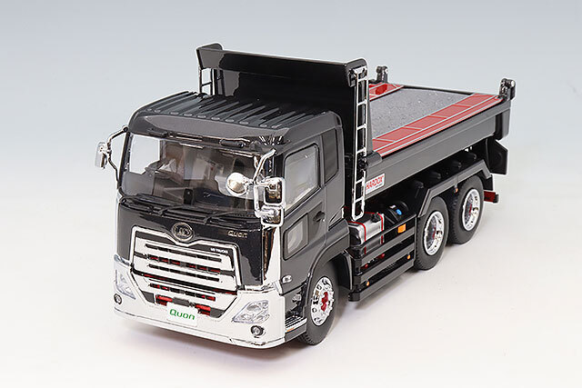 京商 1/43 UDトラックス クオン 極東 ダンプ ブラックメタリック