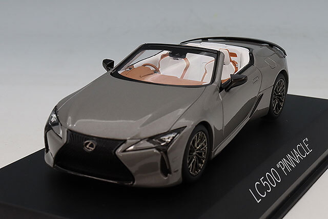 京商 1/43 レクサス LC500 コンバーチブル ピナクル ニュートリノグレー