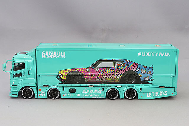 GCD 1/64 三菱LB-トラック FUSO スーパーグレート (右ハンドル