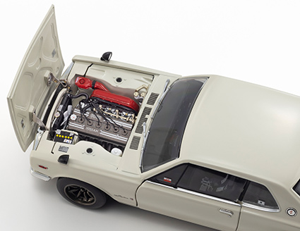 ☆予約品☆ 京商 1/18 日産 スカイライン 2000 GT-R (KPGC10) ホワイト
