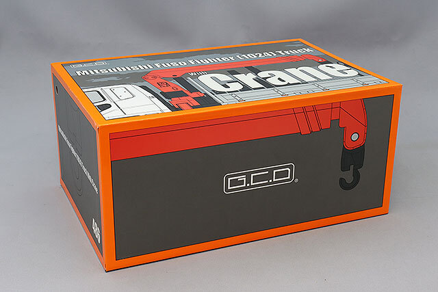GCD 1/64 三菱 FUSO ファイター (1024) ホワイト クレーン