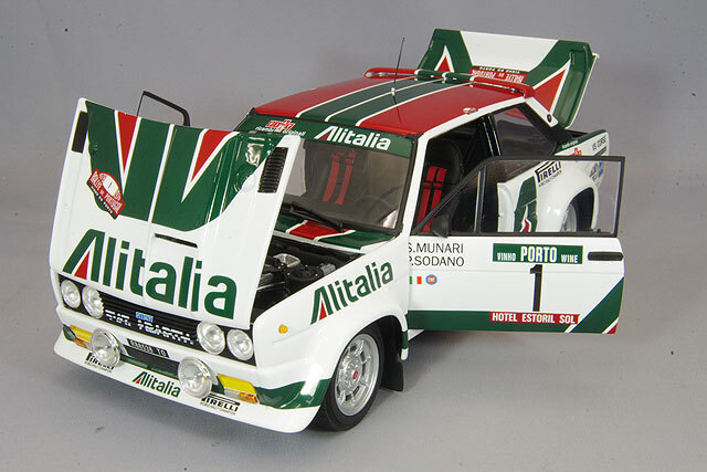 京商 1/18 フィアット 131 アバルト ラリー 1978 ポルトガル #1 