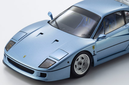 ☆予約品☆ 京商 1/18 フェラーリ F40 ライトブルーメタリック