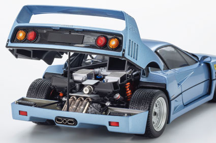 ☆予約品☆ 京商 1/18 フェラーリ F40 ライトブルーメタリック