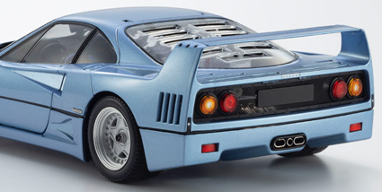 ☆予約品☆ 京商 1/18 フェラーリ F40 ライトブルーメタリック