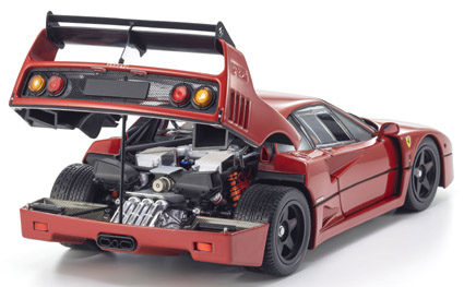 京商1/18フェラーリF40LMウィング【超希少 京商F40最終モデル新品】 ☆予約品☆ 京商 1/18 フェラーリ F40 ライトウェイト LM