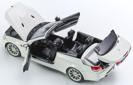  M3アルピンホワイトミニカー ☆予約品☆ 京商 1/18 BMW M3 E93M コンバーチブル アルピンホワイト