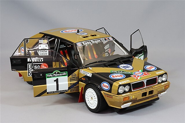 京商 1/18 ランチア デルタ HF 4WD 1987 ピアンカヴァッロ ラリー