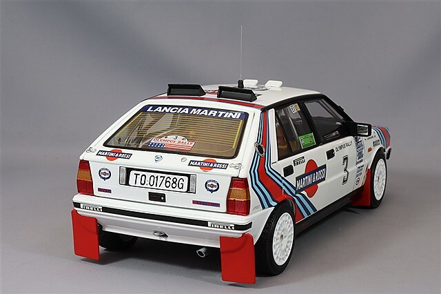 京商 1/18 ランチア デルタ HF 4WD 1987 オリンパス ラリー