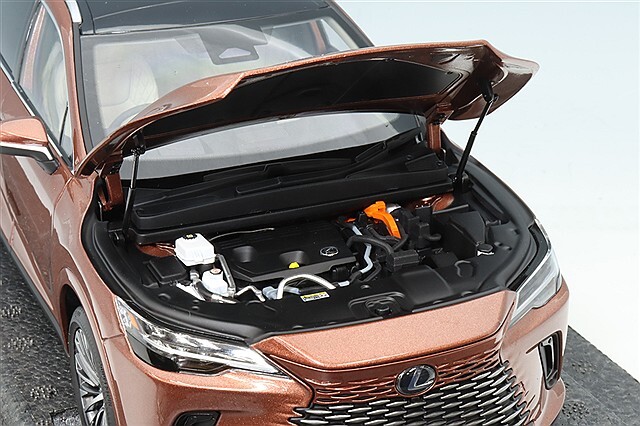 京商 1/18 レクサス RX 450h+ ソニックカッパー