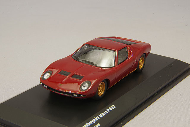 ブンカ流通限定, 京商 1/64 ランボルギーニ ミウラ P400 マルーン/ゴールド 