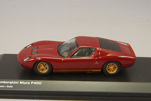 ブンカ流通限定, 京商 1/64 ランボルギーニ ミウラ P400 マルーン/ゴールド