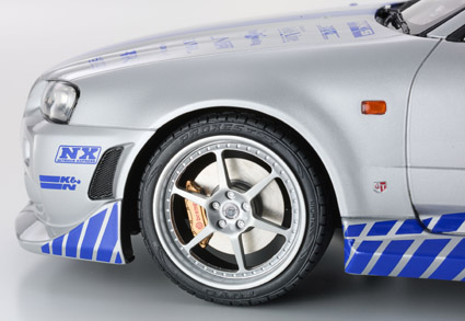 京商 1/12 日産 スカイライン R34 GT-R 2001 シルバー/ブルー